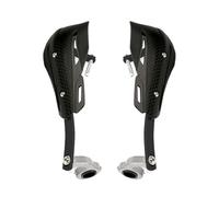 MoSundi Motorcycle Hand Guards, Anti-Fall Windshield Strips, Black, for Most Off-Road Motorcycles Black