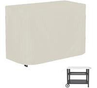 MoSundi Outdoor Grill Table Cover Royal Gourmet PC3404S Rolling Dining Table, Waterproof 420D Oxford Fabric with Drawstring, for Black