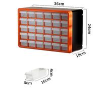 MoSundi Plastic Tool Storage Box for Car and Factory Equipment, 360x240x180mm, Stackable Wall Mount Organizer with Compartmentalized Design, PP Material, Dark Green