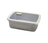 MoSundi Portable Titanium Lunch Box for Office Work Use | 100% pure titanium material, ultra-lightweight carry, corrosion resistant, silver finish, single unit