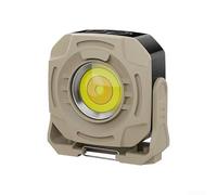 MoSundi Rechargeable LED Torch 2400lm Magnetic Work Light with 360° Rotation and Digital Display for Camping(Almonds)