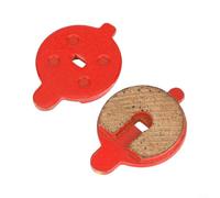 MoSundi Red Resin Brake Pads,for Niu KQ3 KQ3 Pro KQ2 E-Scooter, Smooth Quiet Stopping Power, Break-in Period, 22.3x31.2mm 1 Pair Set