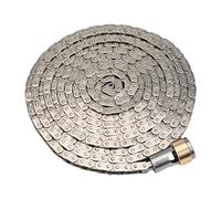 MoSundi Replacement Chain for Concept 2 Rowing Machine Model C D and E, Nickel-Plated, Smooth and Quiet Operation with Connectors and Brass Swivel