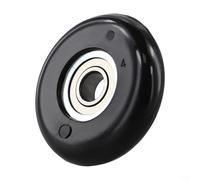 MoSundi Rowing Machine Seat Wheel, 43mm Nylon and Steel Pulley Roller Replacement Part with Bearing for Various Fitness Equipment(4pcs)