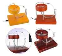 MoSundi Science Art Motion Machine Sculpture Plastic Newton's Cradle Physics Desk Toy for Office Home Decor, Yellow