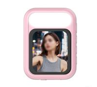 MoSundi Selfie Monitor Screen with Light for iPhone: Wireless Rear Camera Display for Content Creation Real-time Preview Compact 8x6cm(Pink)