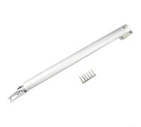 MoSundi Silent Pneumatic for Door Closer with Buffer, Adjustable Closing, 90-110° Hold Open, Wooden & Aluminum Doors 15-30kg, Silver(Style C)