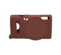 MoSundi Silicone Camera Case for Canon IXY650 ELPH360 IXUS285 Soft Shell Lightweight Protective Pouch Custom Fit for Access All Buttons Travel Carry Bag 11x7x3.5cm(Brown)