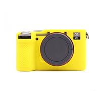 MoSundi Silicone Camera Case for Sony A7CII A7CR Soft Protective Shell Scratch Resistant Grip Enhanced Digital Accessory 13x7x8cm(Yellow)