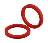 MoSundi Silicone Group Head Sealing Ring 8.0mm for Gaggia Classic, VBfor M, Faema E61/E98 Espresso for Machines, 2-Pack Red