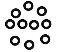 MoSundi Silicone Sealing Washer Replacement Gaskets,for SodaStream and Makers, 10 Pack Rubber O-Ring Seal Rings,for Cylinder Valve Nozzle Repair, 0.3cm Thick Gasket Kit