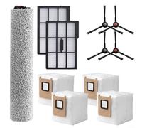 MoSundi Spare Accessories for Eufy For Omni E25 / E28 Robotic Vacuum Cleaner, 1 Main Brush, 4 Side Brush, 2 Hepa Filters, 4 Dust Bags
