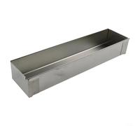 MoSundi Stainless Steel Cheesecake Baking Tray 40.3x10x6.5cm, Long Rectangle Cake Pan,for Tiramisu Mousse, Release Kitchen Tool,for Home Wedding(A)