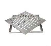 MoSundi Stainless Steel Floor Drain Cover Square Drainage Grate Anti-Slip Design Multi-Size Outdoor Indoor Metal Grid For Bathroom Kitchen Patio Garden(300 * 300 * 20mm)