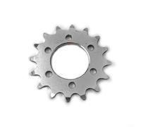 MoSundi Steel 16T Bolt-On Fixed Gear Sprocket for Bicycles, Fits 44mm Disc Brake Mount, for Chains, Silver Chain Wheel