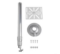 MoSundi Telescopic Vertical Mast Mount,for PTZ Dome Camera, 20-80cm Adjustable Aluminium Alloy Hanging Bracket, Heavy Duty Wall Ceiling Holder,for Outdoor Security Camera(30-60cm)