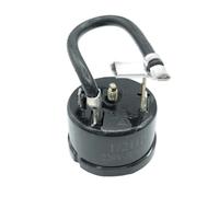 MoSundi Thermal Overload Protector Compressor for 1/2 HP 375W Refrigerator, Replacement Part, Metal, Black