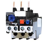 MoSundi Thermal Overload Relay for AC Motor Protection 0.63A-10A Adjustable with Test Button 3-Pole 660V IP20 Manual Reset Compatible with Machine Tools and Factory Equipment