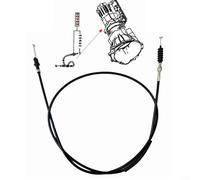 MoSundi Throttle Control Cable,for Mitsubishi IO 1998-2002, AT Accelerator Transmission Line Replace MR967698, Black ABS