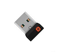 MoSundi Unifying Receiver USB Adapter Wireless Mouse Keyboard 6 Devices Compatible M325 M510 M705 K400 Black Tiny Dongle for Office