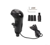MoSundi USB Simulator Gear Lever with 18-Speed High Low Switches for Logitech G25 G27 G29 G920 G923 and for thrustmaster TH8A, Ergonomic Shifter Knob for Euro Truck Sim 2 and for ats on PC