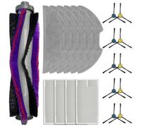 MoSundi Vacuum Cleaner Accessories Kit Main Side Brushes Filters Mop Cloths Replacement Parts For M9 For Eureka For NERE10s E10S For Obode A8(B)