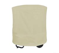 MoSundi Waterproof Wood Chipper Shredder Cover, Heavy Duty 210D Oxford Mulcher Protector with Elastic Hem for Bladeless Electric Leaf Shredders, 33x45 Inch, Beige(beige)