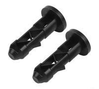 MoSundi Wheelie Bin Lid Hinge Pins 67mm x 31mm Black Plastic Replacement for 240L Household and Commercial Wheelie Trash Cans, 6 Pack