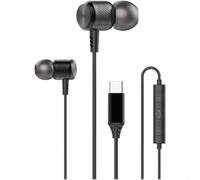 MoSundi Wired Type C Earphones with Noise Cancelling Mic Dynamic Spatial Sound for Gaming Music 1.2m (B)