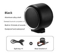 MoSundi Wireless Cycling Speaker, Aluminum Alloy Portable Outdoor Speaker with 5.0 Technology, Lightweight 70g for Mini Bass Sound for Biking Adventure, Red