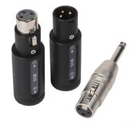 MoSundi Wireless Microphone Adapter XLR System for Dynamic Mics 164ft Range Low Latency Audio Transmitter Receiver for Live Stage Events