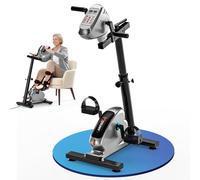 MOSUNY Electric Pedal Exerciser 3-In-1 Upper & Lower Limb Training Exercise Bike 12 Speeds & 7 Resistance Levels with LCD Display 200W Motor Arm & Leg Bike for Seniors & Home Fitness