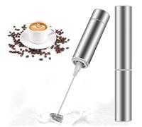 MOSUO Milk Frother Handheld - Battery Powered Electric Milk Frother Foamer,Powerful 19000rpm, Mini Drink Mixer Coffee Frother for Latte, Cappuccino, Hot Chocolate