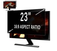 MoSuul 23" 16:9 Monitor Privacy Film, Removable Desktop Anti Spy Screen Filter, Anti-Blue Light and Anti-Glare Screen Protector for 23" Monitors