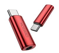 MOSWAG USB C to 3.5mm Headphone Adapter, Typc C to 3.5mm Aux Headphone Adapter, USB C to Aux Audio Zinc Alloy Adapter for Samsung GalaxyS23 S22 S21 Ultra, Pixel 7/6 iPad Pro/Air/Mini