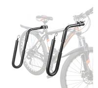 Mosxoed Bicycle Surfboard Racks, Bike Surf Board Compatible with Shortboards, Longboards, SUP Paddleboards, Outdoor Sports Surfing Wakeboard Carrier Mount for Bike, Quick Release Bars