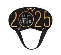 Mosytuky 2025 New Year New Print Sleep Mask for Back and Side Sleeper for Sleeping,Zero Eye Pressure Night Blindfold Ultralight Travel Nap Eye Cover