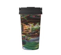 Mosytuky 20oz Tumbler,Stainless Steel Vacuum Insulated Coffee Travel Mug,Coffee Mug Travel Mug With Lid Thermal Cup For Outdoor Home Office (Charming Garden Patio)