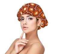 Mosytuky 60s And 70s Aesthetic Print Silky Satin Bonnet For Sleeping,Hair Bonnet For Women And Men,Adjustable Sleep Bonnet For Curly Hair