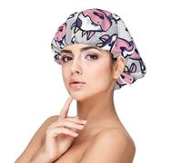 Mosytuky Baby Cow Print Silky Satin Bonnet For Sleeping,Hair Bonnet For Women And Men,Adjustable Sleep Bonnet For Curly Hair