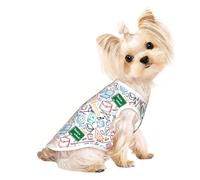 Mosytuky Back to School Print Dog Shirts Pet Clothes,Puppy Vest T-Shirt Sleeveless Costumes,Doggy Apparel Outfits for Small Extra Small Medium Dogs and Cats-(Small)