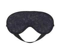 Mosytuky Beautiful Roses Print Sleep Eye Mask Blindfold with Elastic Strap Headband, Soft Eye Cover Eyeshade for Night Sleeping, Travel