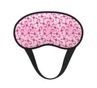 Mosytuky Breast Cancer Ribbons Awareness Print Sleep Mask for Back and Side Sleeper for Sleeping,Zero Eye Pressure Night Blindfold Ultralight Travel Nap Eye Cover