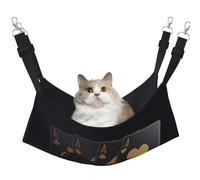 Mosytuky Casino Cards Poker Print Pet Hammock for Cage Reversible Cat Hanging Hammock Bed for Kitten Puppy Cats Small Dogs Rabbits Small Animals
