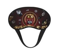 Mosytuky Casino King and Playing Cards Print Sleep Mask for Back and Side Sleeper for Sleeping,Zero Eye Pressure Night Blindfold Ultralight Travel Nap Eye Cover