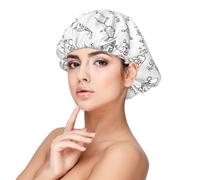 Mosytuky Chemical Formulas Print Silky Satin Bonnet For Sleeping,Hair Bonnet For Women And Men,Adjustable Sleep Bonnet For Curly Hair