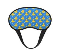 Mosytuky Cute Yellow Rubber Ducks Print Sleep Mask for Back and Side Sleeper for Sleeping,Zero Eye Pressure Night Blindfold Ultralight Travel Nap Eye Cover