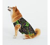Mosytuky Dog Shirts Carnival Mardi Gras3 Printed Dog Clothes Soft Cotton Pet T Shirt Breathable Puppy Sweatshirt Apparel Outfit for Pet Dog (5X-Large)