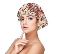 Mosytuky Dragons1 Print Silky Satin Bonnet For Sleeping,Hair Bonnet For Women And Men,Adjustable Sleep Bonnet For Curly Hair
