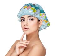 Mosytuky Dreaming Travel Print Silky Satin Bonnet For Sleeping,Hair Bonnet For Women And Men,Adjustable Sleep Bonnet For Curly Hair
